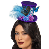 Mad Hatter Mini Feather Hat