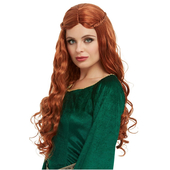 medieval princess wig - auburn