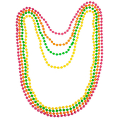 80's neon beads