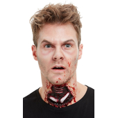 Latex Exposed Throat Wound