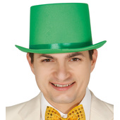 Green felt top hat