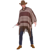 Western cowboy poncho