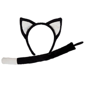 Animal Ears And Tail Set - Cat