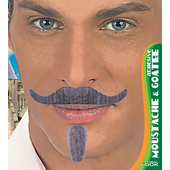 Moustache & Goatee - Grey