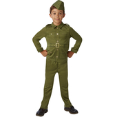 WW2 Solider Boy Costume