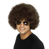 Funky Afro Wig - Brown