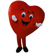 Adult Heart Costume
