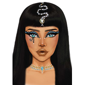 Cleopatra Face Jewels Stickers