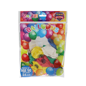 Happy 50th Birthday Balloons - 24 Pack