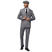 Suitmeister 20's Gangster Grey Suit