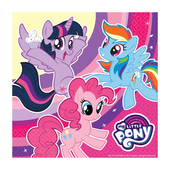 My Little Pony Luncheon Napkins 33cm - 20 Pack