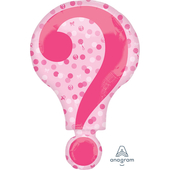 Pink & Blue Gender Reveal Super Shape Foil Balloons - 2 Pack