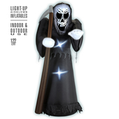 Light-Up Airblown Inflatable Grim Reaper