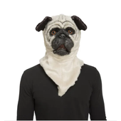 Bulldog Mask with Movable Jaw