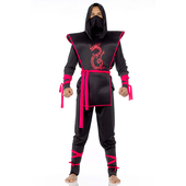 Black Ninja Fancy Dress Costume