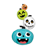 Pumpkin Stacker Multi Foil Balloon - 60"