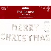 Merry Christmas Foil Balloon Set