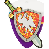 Medieval Shield and Sword Set