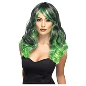 Bewitching Ombre Wig - Green/Black