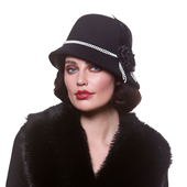 1920'S Gangster Girl Hat