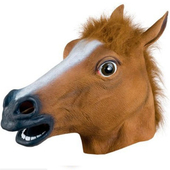 Brown Horse Mask