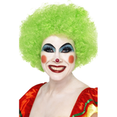 Crazy Clown Wig - Green