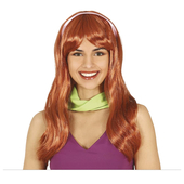 Auburn Wig With Ribbon