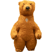 Giant Inflatable Brown Bear Mascot