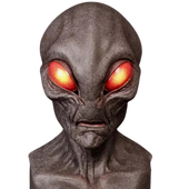 Red Eyed Alien Mask