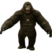 Giant Inflatable Gorilla Mascot