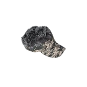 FlairHair Camo Visor with Grey Hair