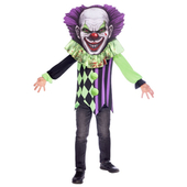 Scary Clown Big Head Costume - Kids