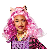 Clawdeen Wolf Wig Pink - Kids