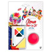 Clown Makeup Set With Nose