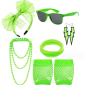 1980's Accessory Set - Neon Green
