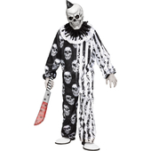 Skele-Klown Costume - Tween