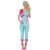 Deluxe Exercise Barbie Costume w/ Wig