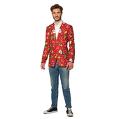 Christmas Red Icons Light Up Jacket