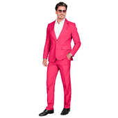 Front view pink suit