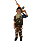 Camo Soldier Costume - Tween
