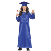 Blue Graduation Robe - girl