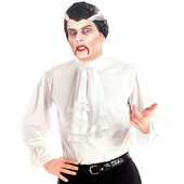 Vampire Shirt with Jabot - With Vampire Wig