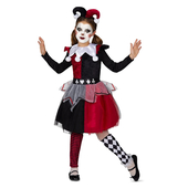 Girls Red Harley Quinn Costume