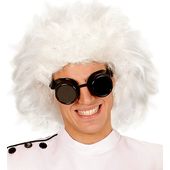 White Mad Scientist Wig