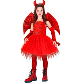 Devil Costume Girl Tween - Front view