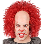 Vintage Creepy Clown Headpiece and Wig