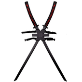 Ninja Backpack with 2 swords - Full View