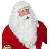 Santa Wig and Beard with Mustache Set