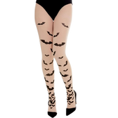 Opaque Tights with Bats