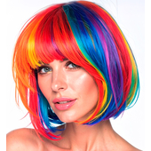 Rainbow Wig